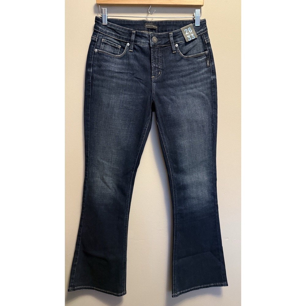 Silver Jeans Elyse Bootcut Comfort Fit Mid Rise Women's Size 26 X 33 NWT